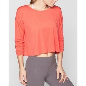 NWT ATHLETA Studio Crop Long Sleeve